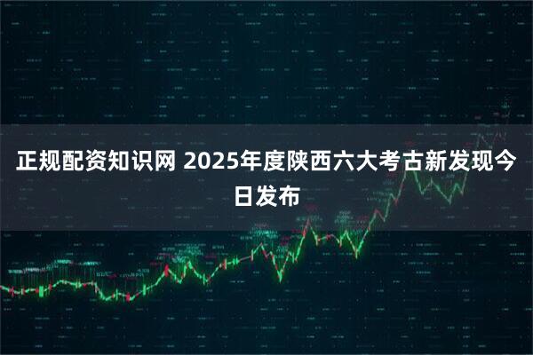 正规配资知识网 2025年度陕西六大考古新发现今日发布